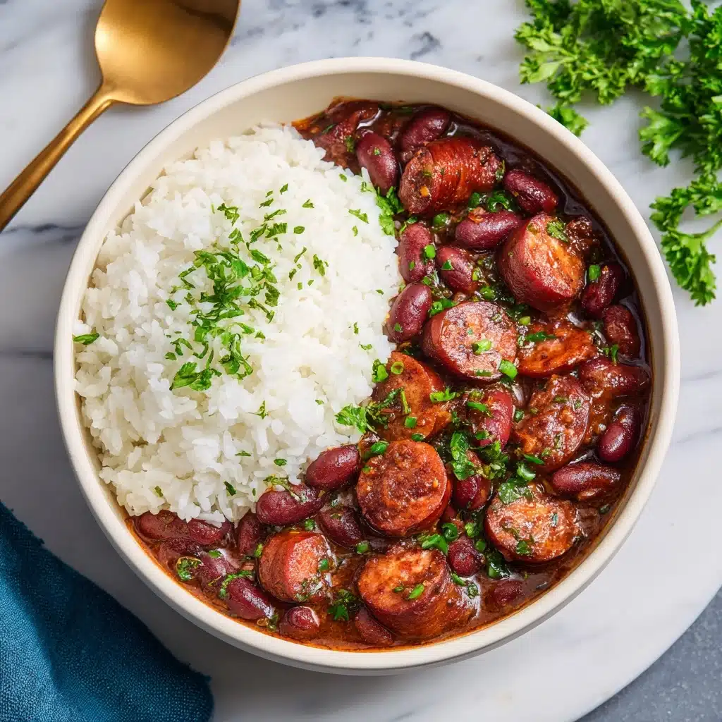 Creole Red Beans and Rice with Andouille Sausage Recipe
