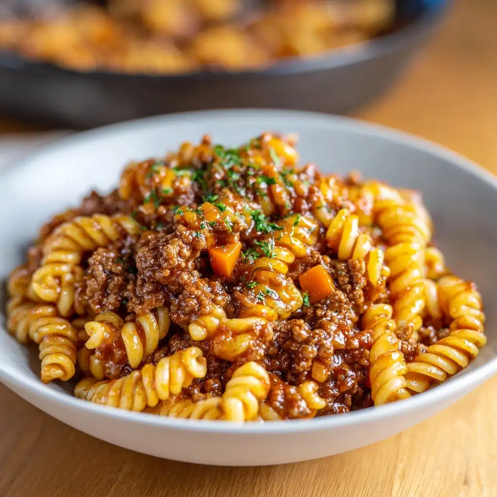 Savory Beefaroni Delight Recipe - Recipe Image