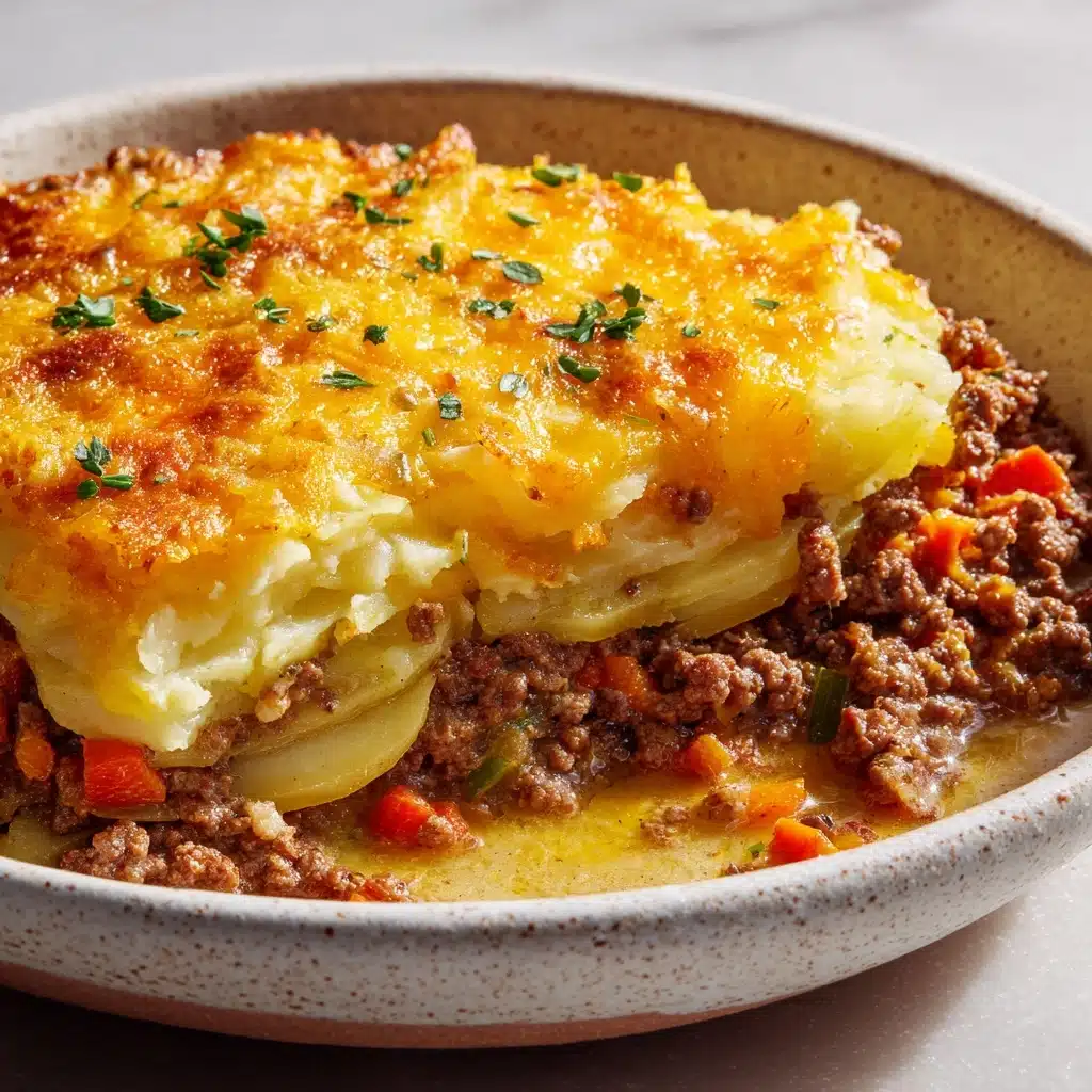 Cheesy Potato Beef Bake Recipe - Recipe Image