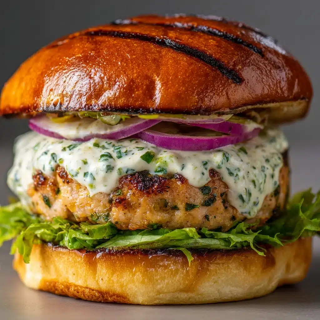 Salmon Burgers with Basil Mayo Recipe - Recipe Image