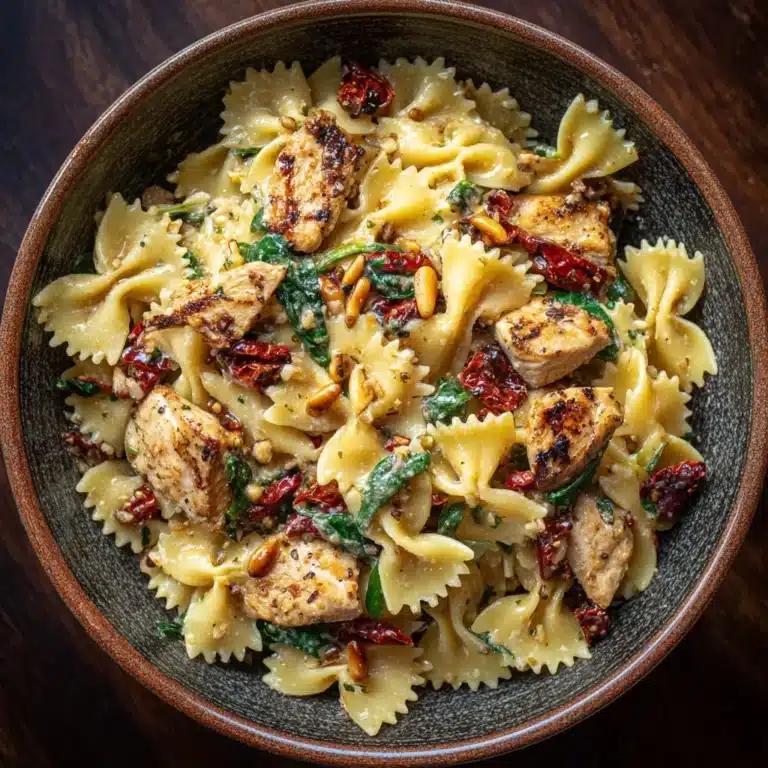 Creamy Sun-Dried Tomato Chicken Pasta Recipe