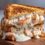 Cheesy Garlic Shrimp Grilled Cheese Recipe