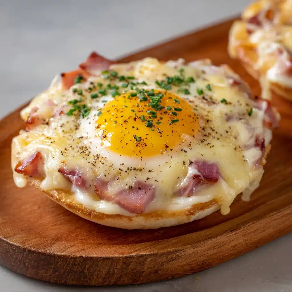 English Muffin Breakfast Pizzas Recipe - Recipe Image