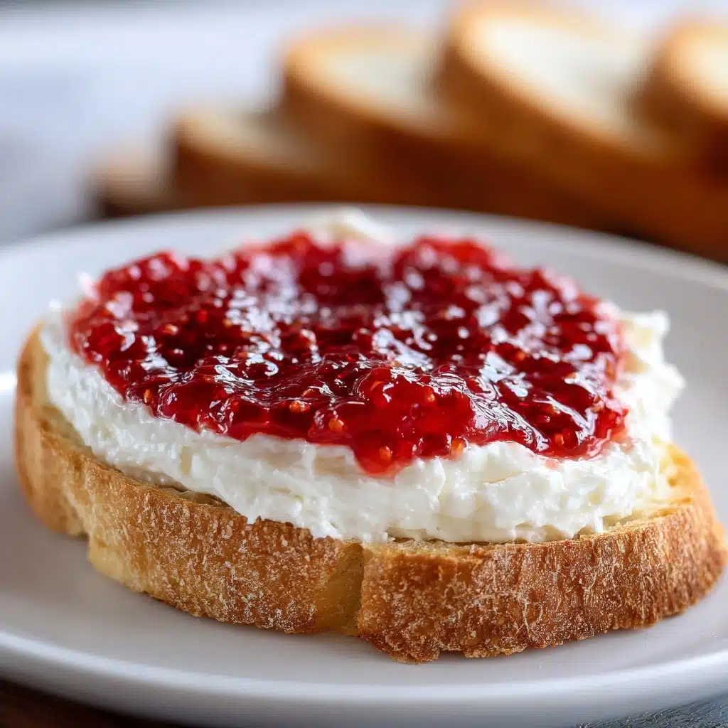 Rhubarb Honey Goat Cheese Appetizer Recipe - Recipe Image