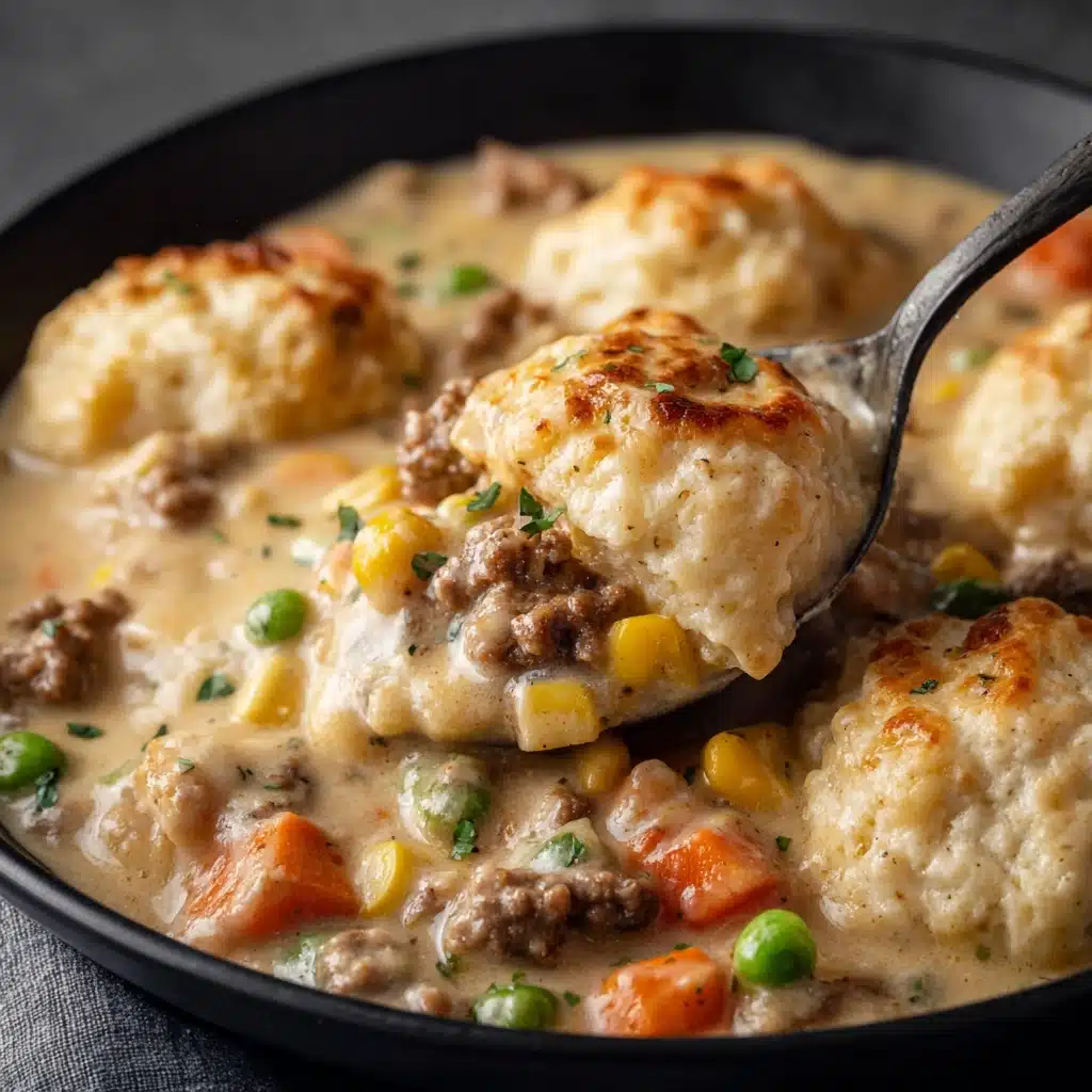 Ground Beef and Dumplings Recipe - Recipe Image