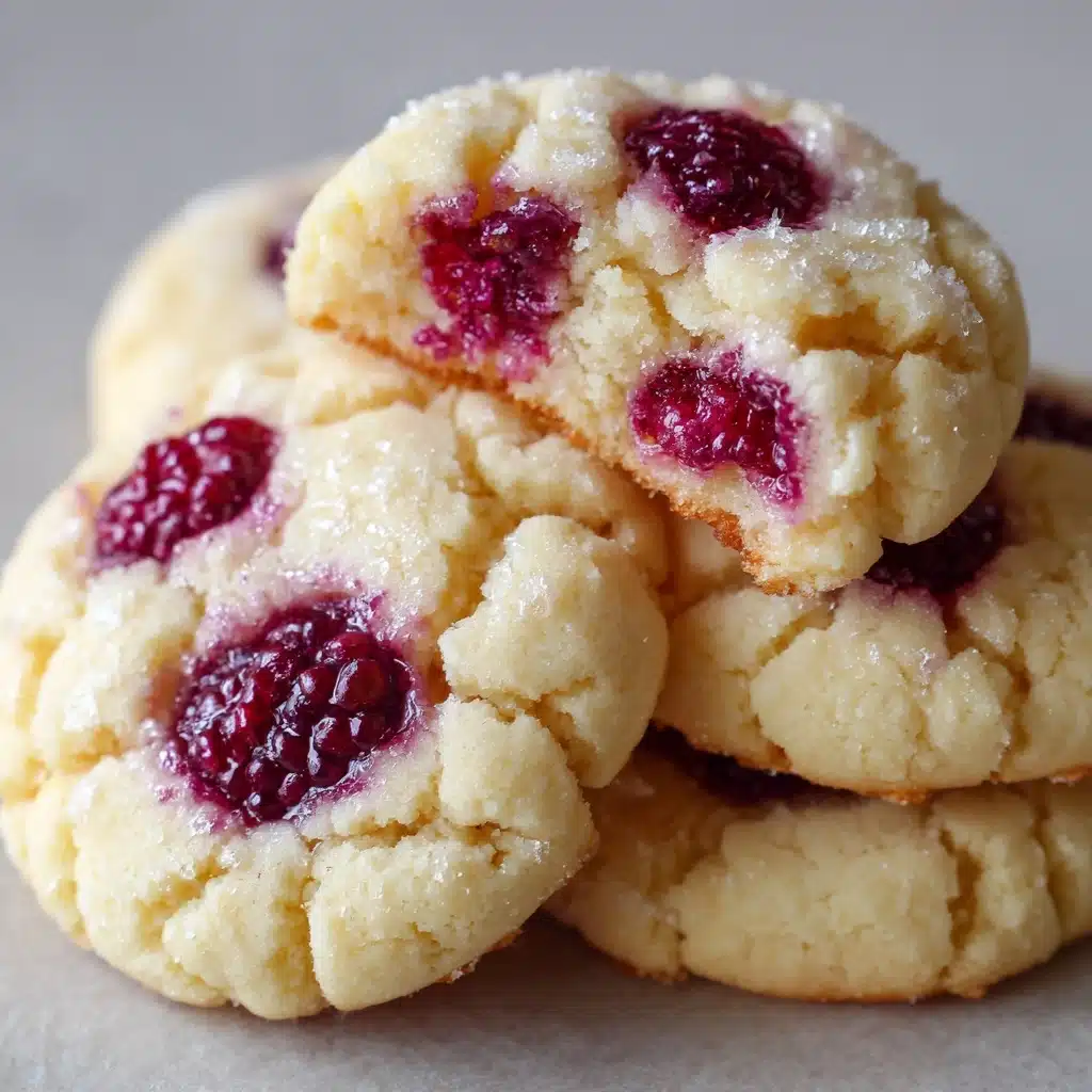 e Soft and Chewy Raspberry Sugar Cookies Recipe - Recipe Image