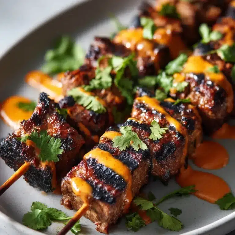 Peri Peri Chicken Skewers with a Butter Sauce Recipe