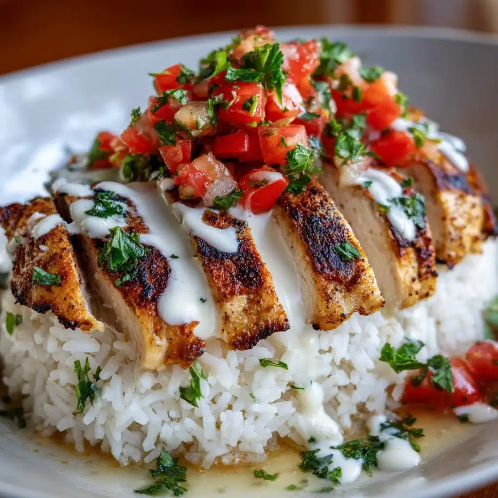 Tandoori Chicken Over Rice Recipe - Recipe Image