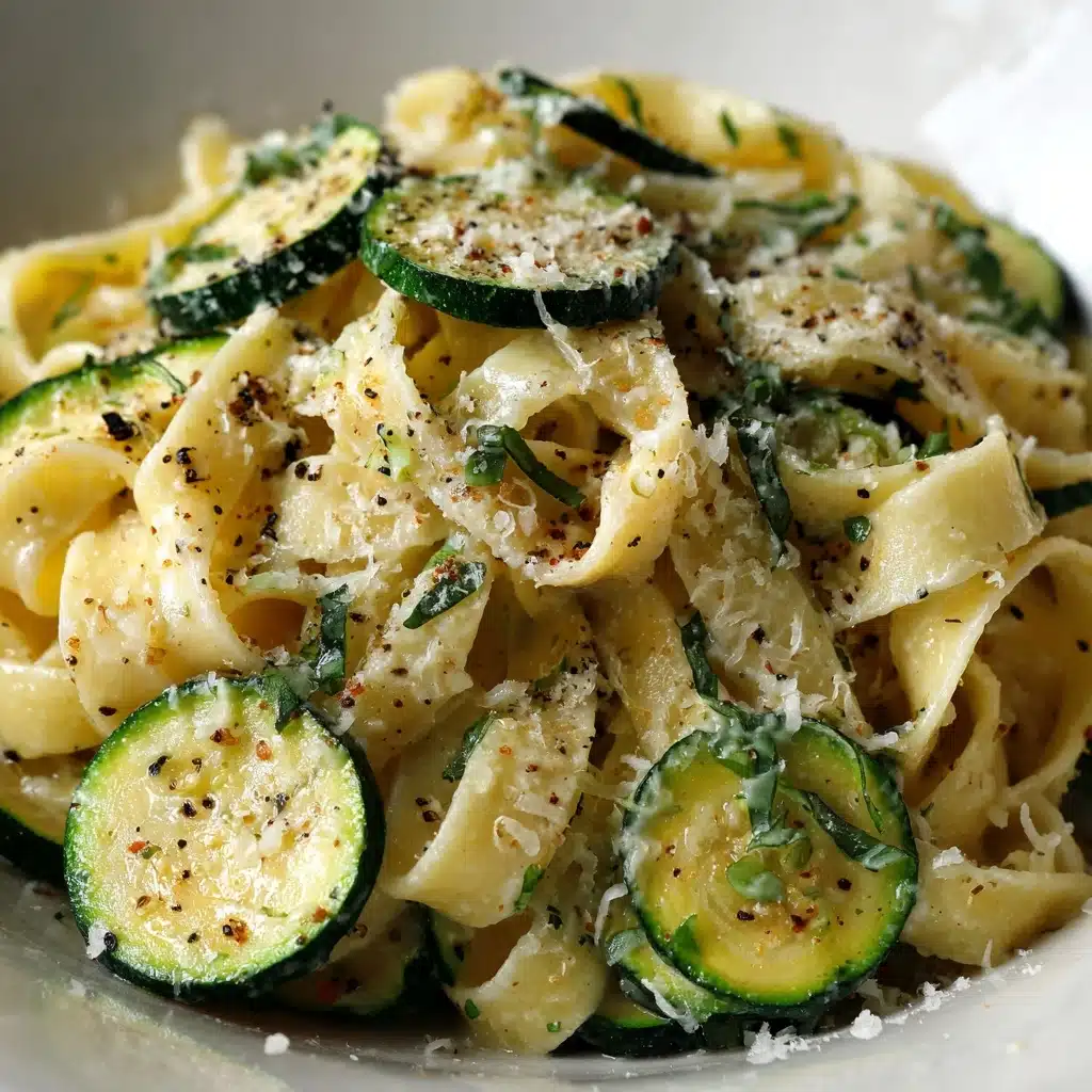 Creamy Courgette Pasta Recipe - Recipe Image