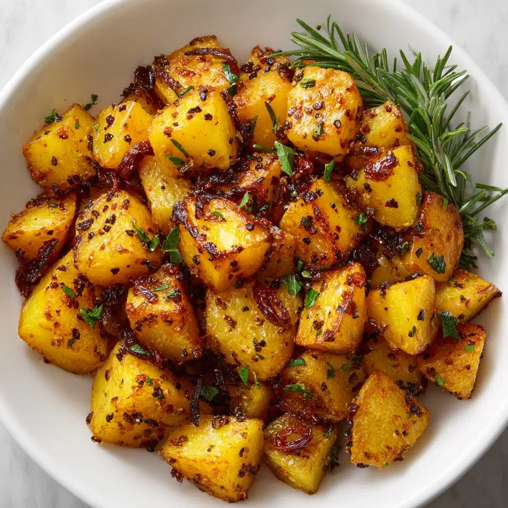 Pan-Fried Potatoes and Onions Hash Recipe - Recipe Image