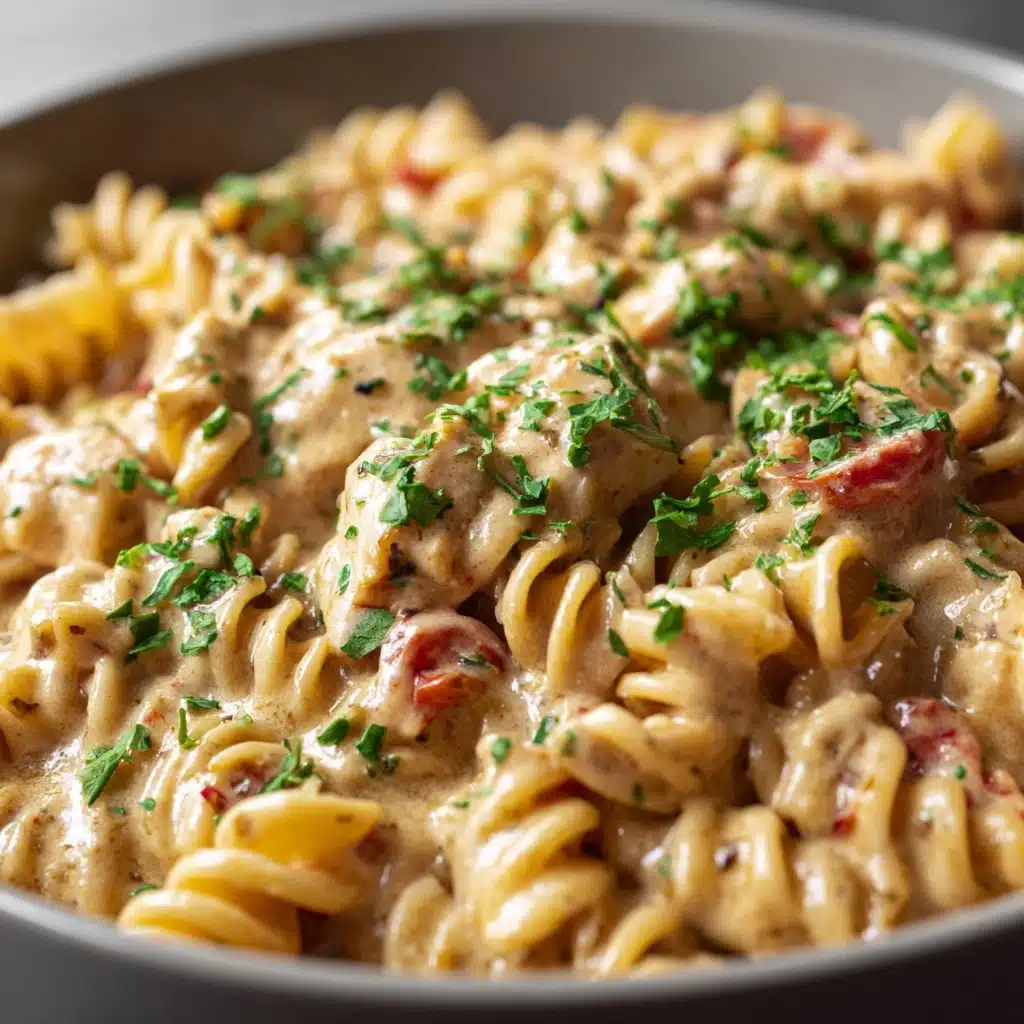 Crock Pot Salsa Ranch Chicken Pasta Recipe - Recipe Image