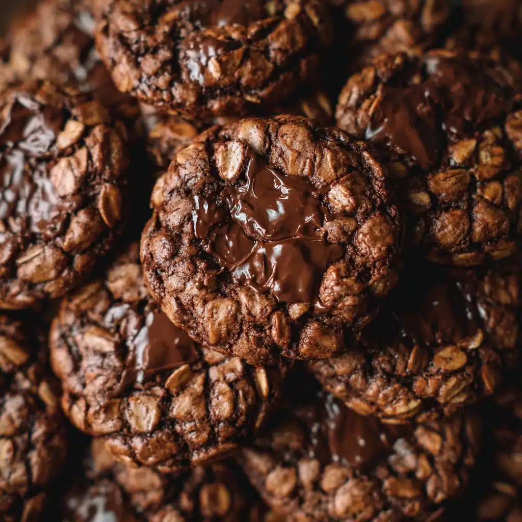 Chocolate Peanut Butter No-Bake Cookies Recipe - Recipe Image
