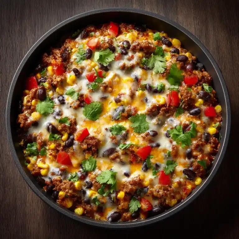 Mexican Beef and Rice Skillet Recipe