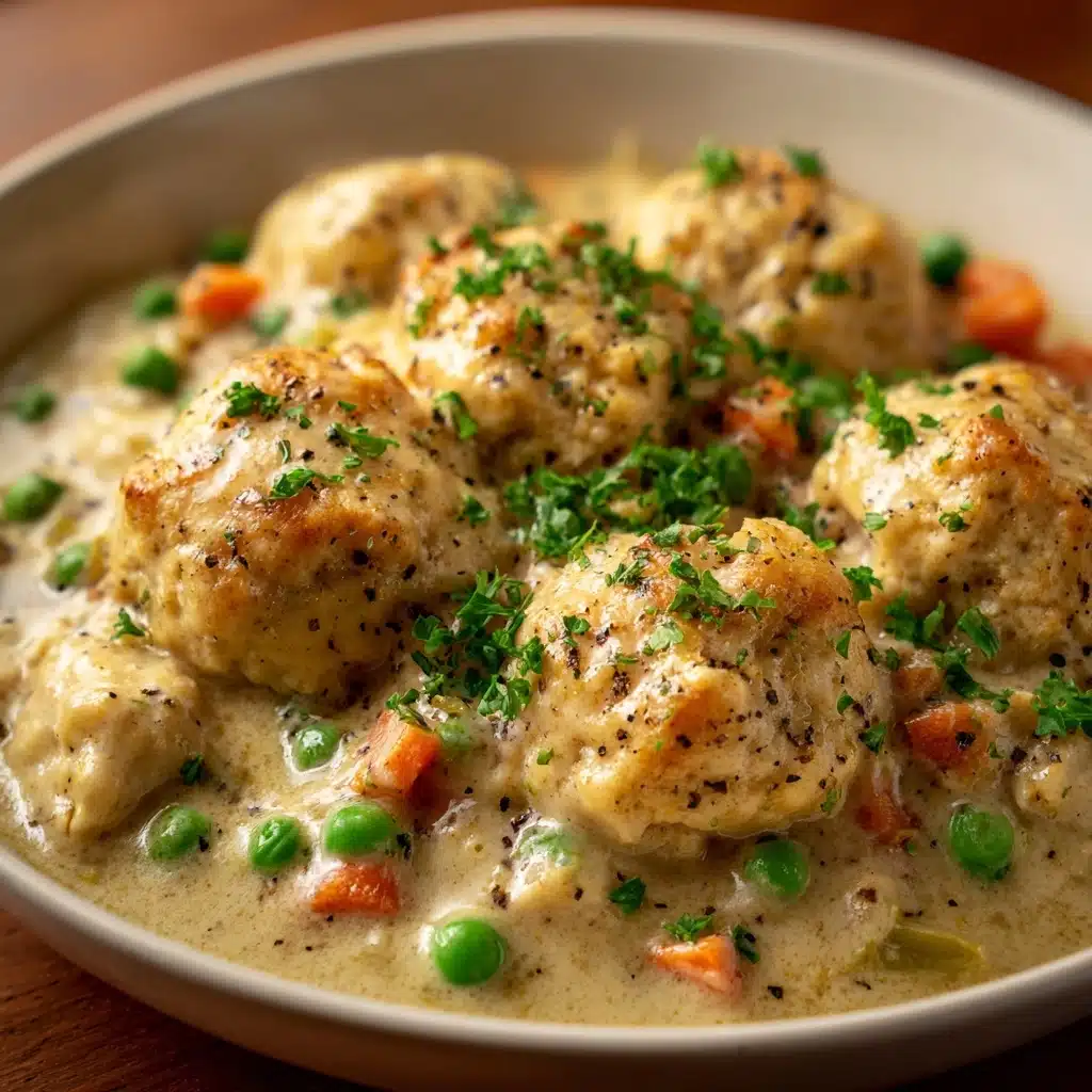 Grandma Georgia’s Chicken and Dumplings (Crock Pot Style) Recipe - Recipe Image