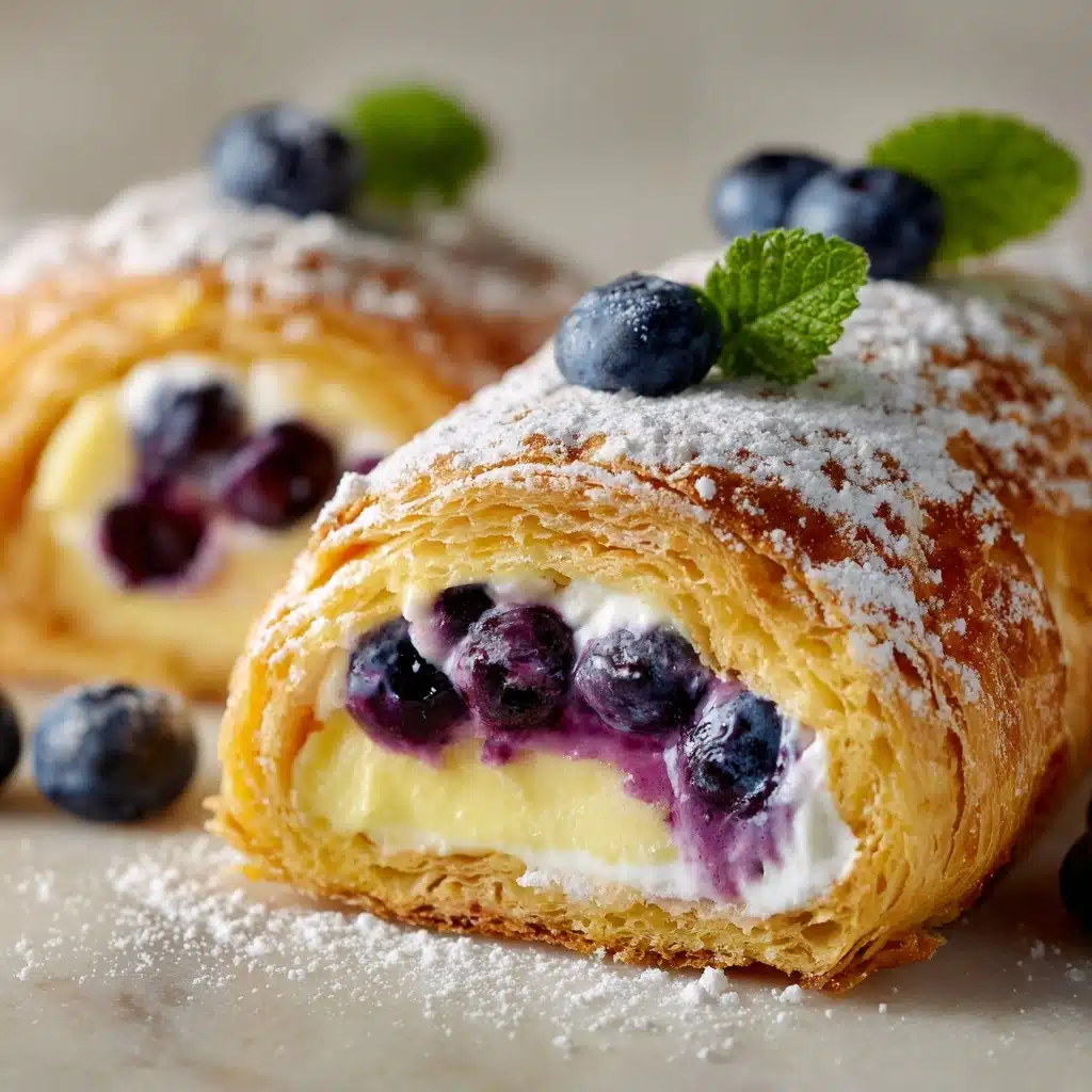 Blueberry Cheesecake Rolls Recipe - Recipe Image