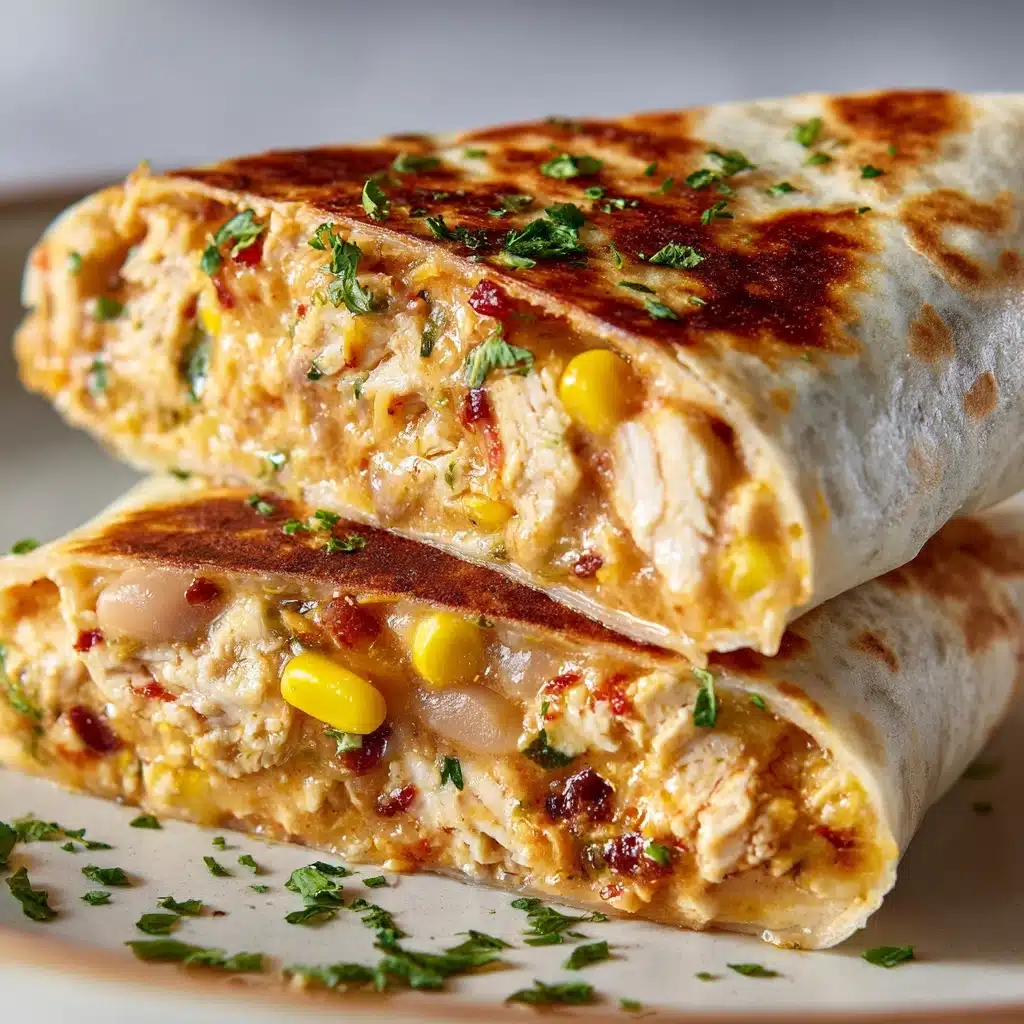 Southern Turkey Burritos with Refried Beans Recipe - Recipe Image