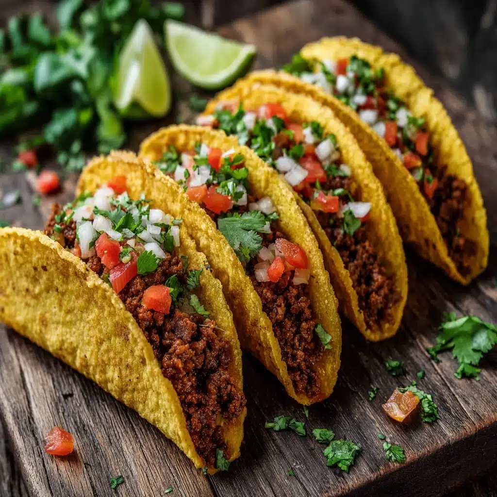 Easy Oven Baked Tacos for Tasty Dinners Recipe - Recipe Image