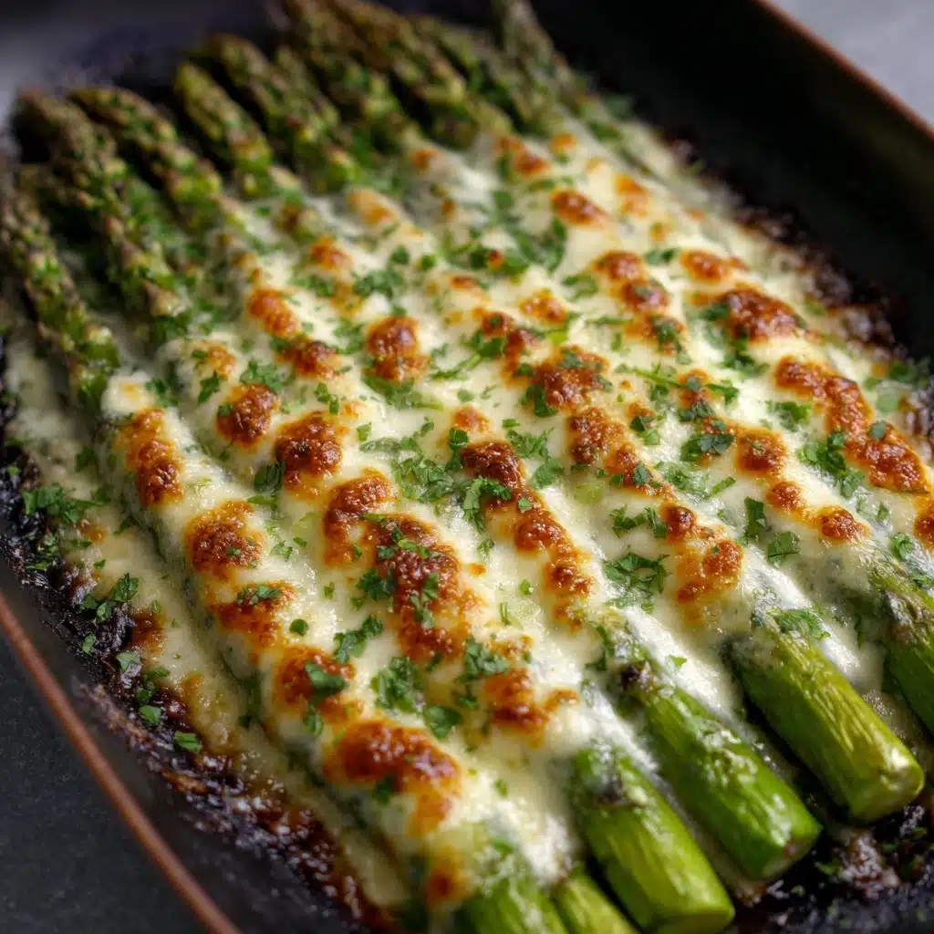 Cheesy Garlic Roasted Asparagus Recipe - Recipe Image