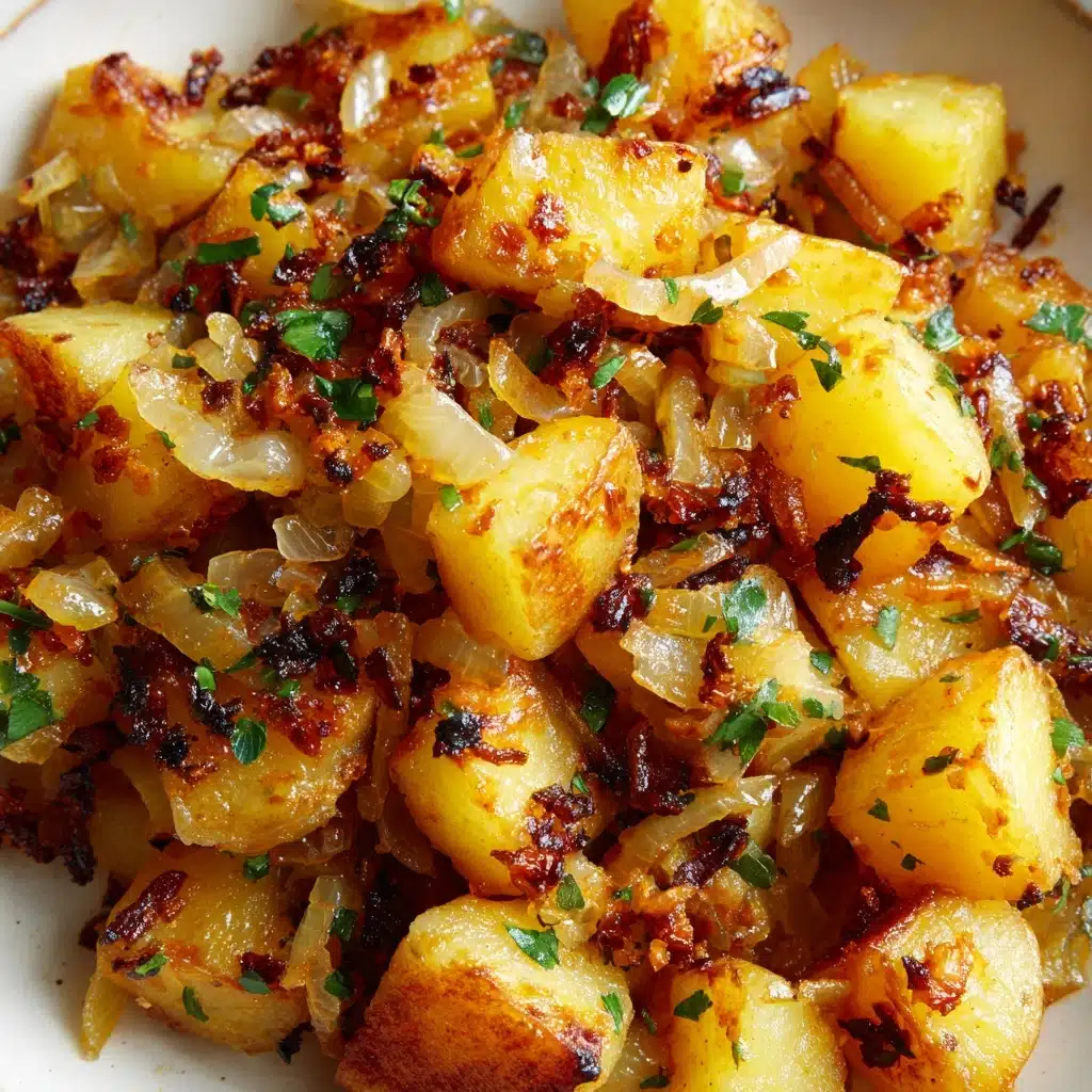 Easy Fried Potatoes with Green Onions Recipe