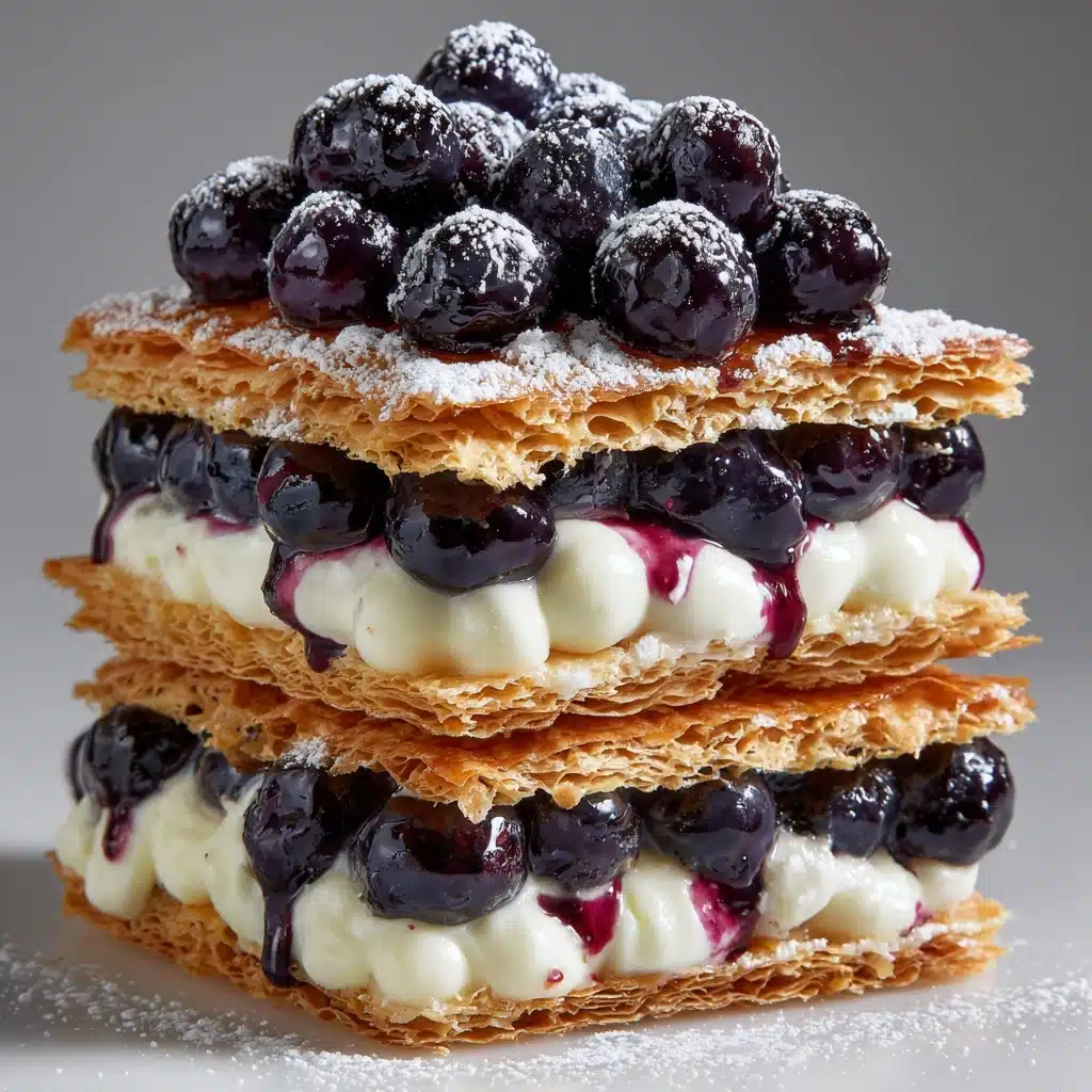 White Chocolate Blueberry Lasagna Recipe - Recipe Image
