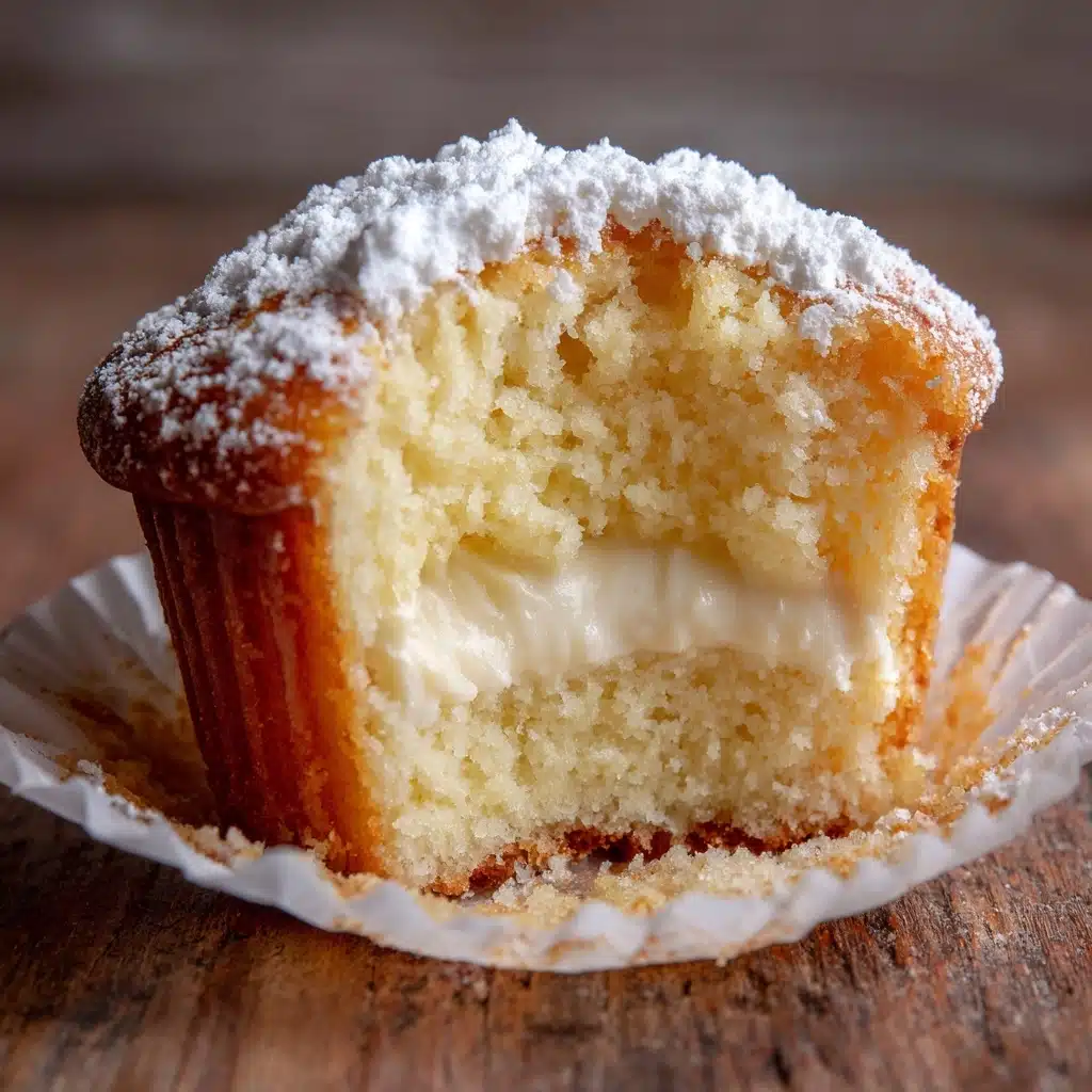 Fluffy Japanese Cotton Cheesecake Cupcakes Recipe - Recipe Image