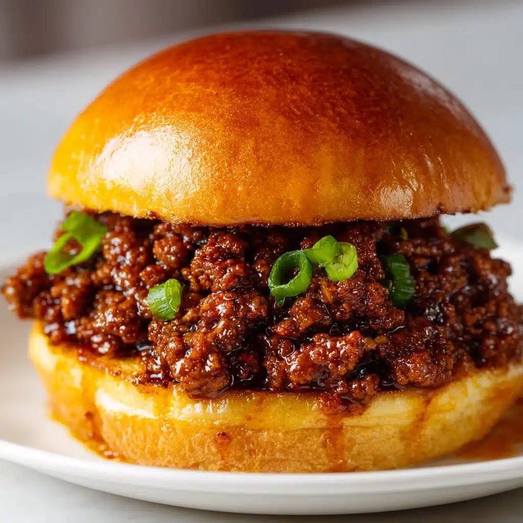 Korean Beef Sloppy Joes Recipe - Recipe Image