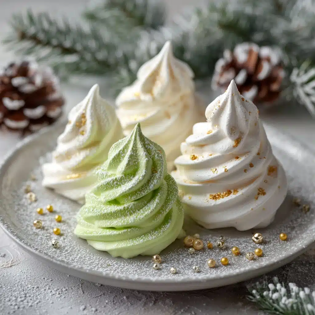 Christmas Meringue Cookies Recipe - Recipe Image