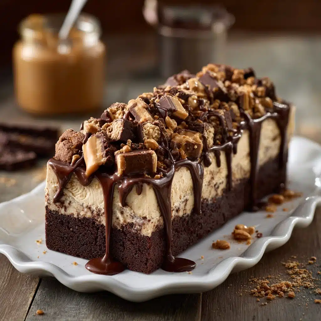 Snickers Poke Cake Recipe - Recipe Image