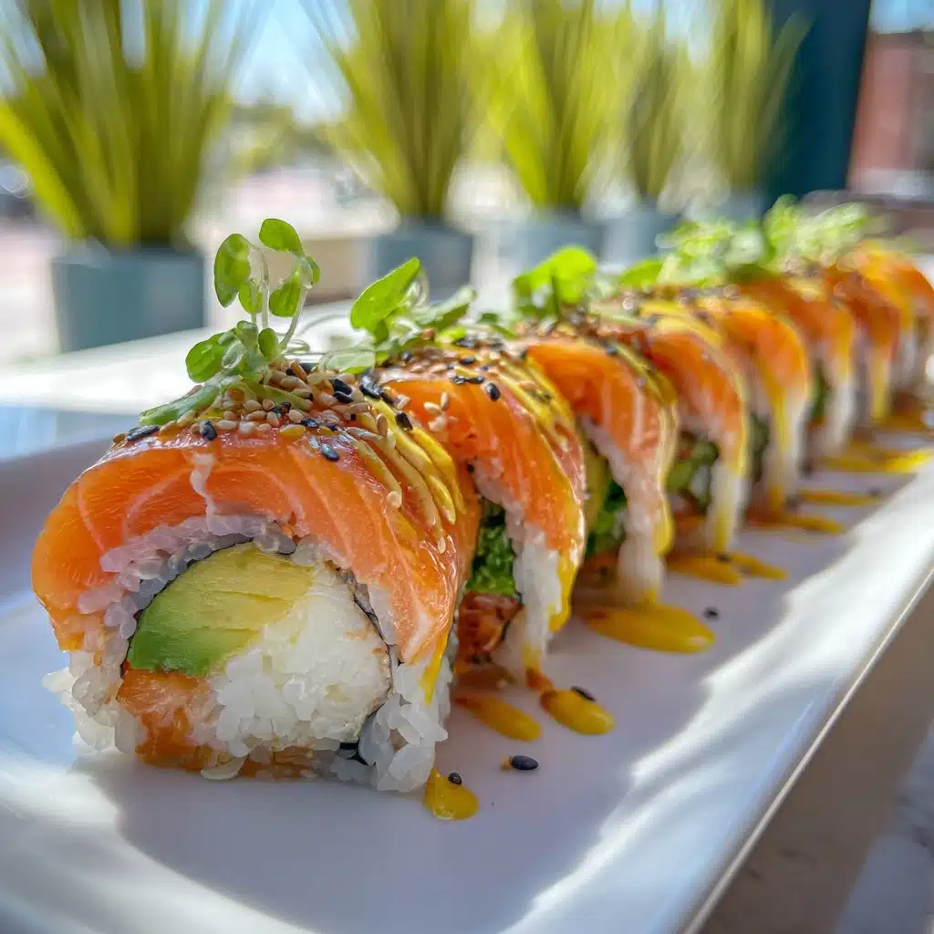 Zesty Lemon Basil Salmon Rolls Recipe - Recipe Image