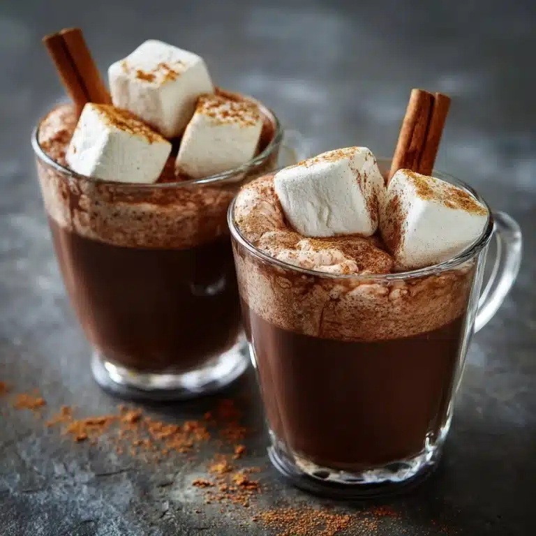 Dark Chocolate Hot Cocoa Recipe