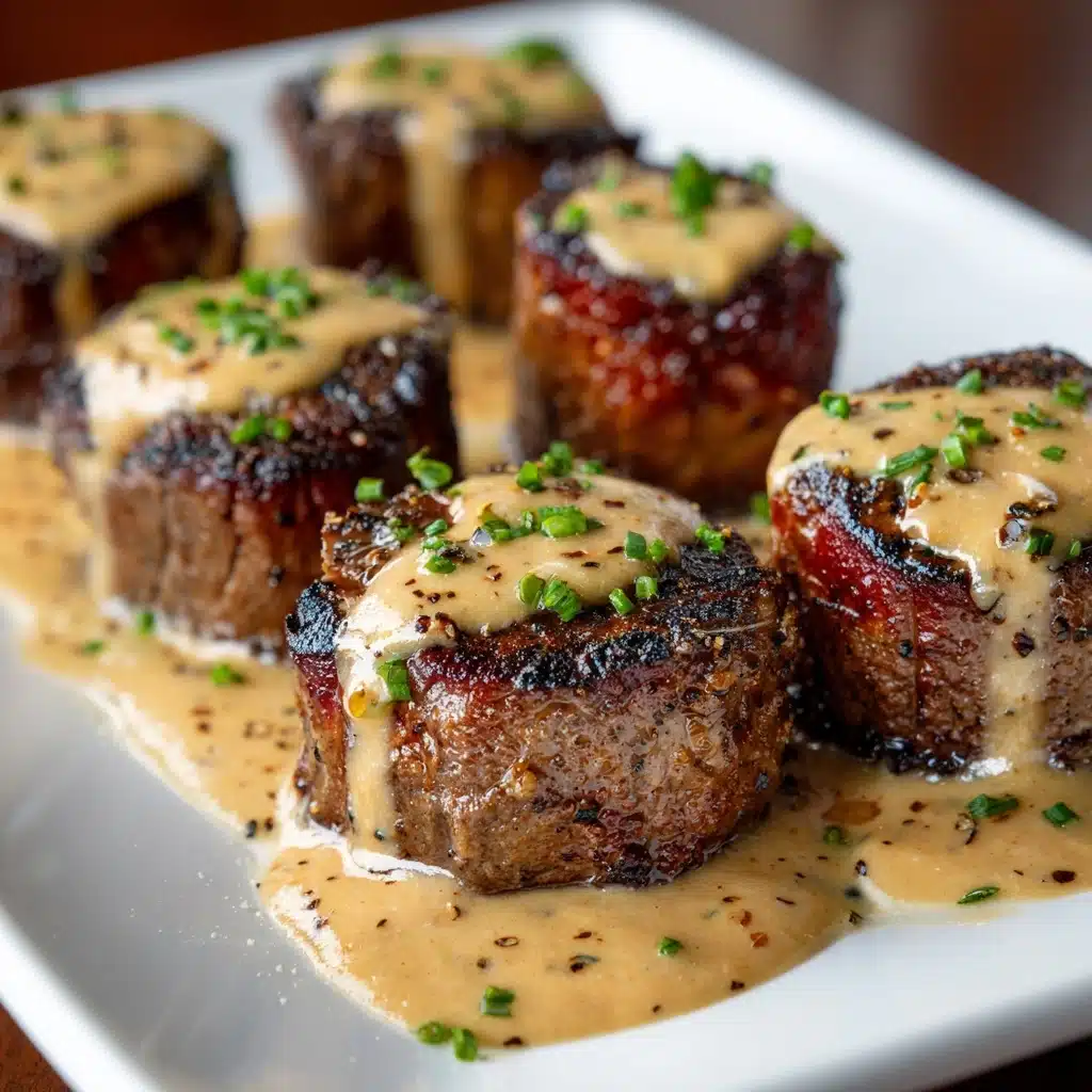 Garlic Butter Steak Bites with Parmesan Cream Sauce Recipe - Recipe Image