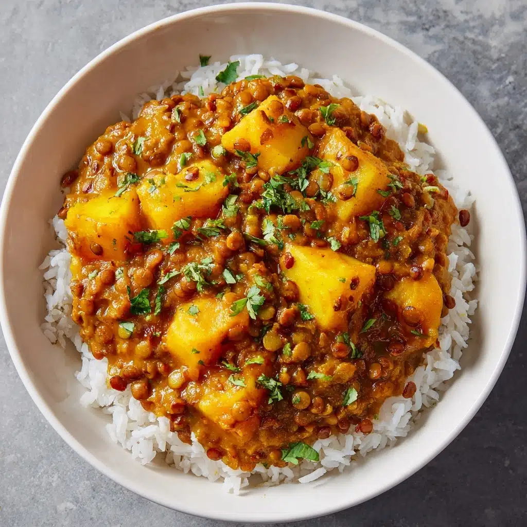 Vegan Butter Lentils and Potatoes Recipe