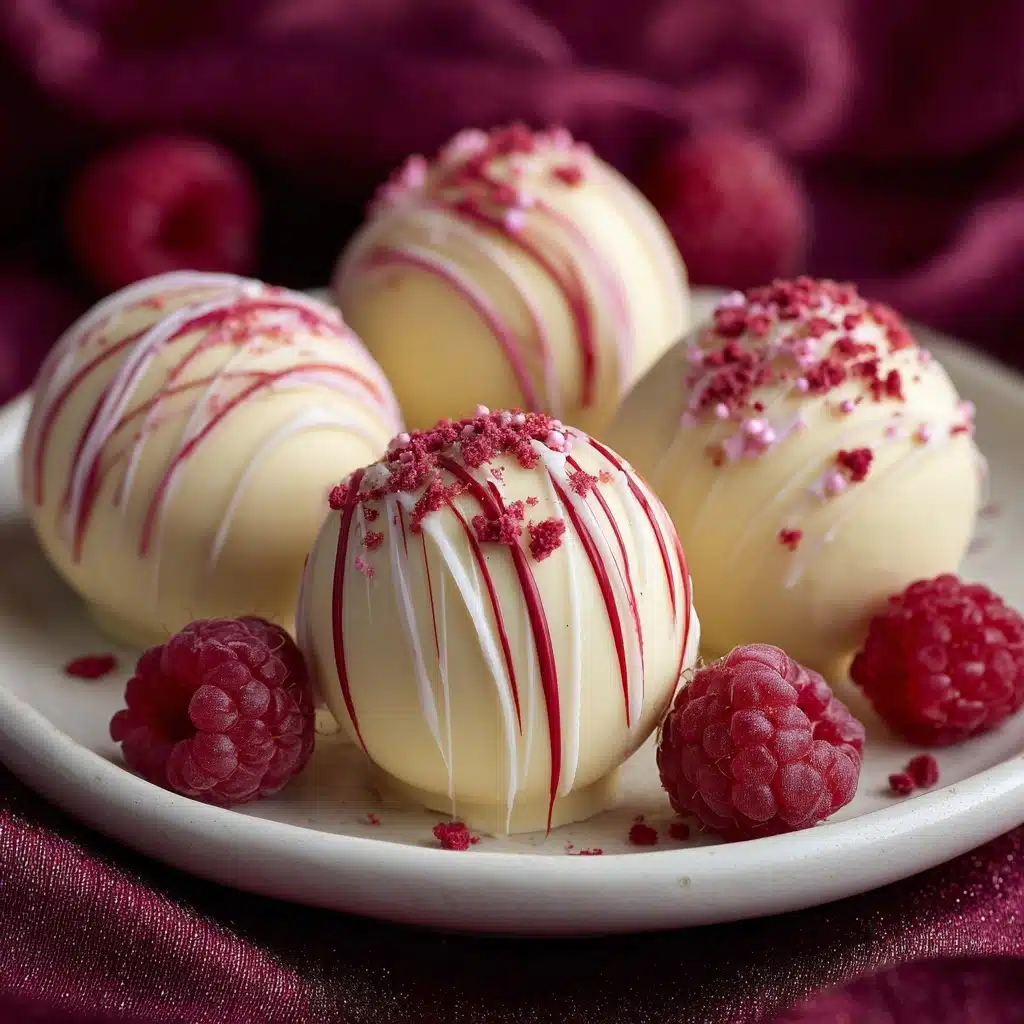 White Chocolate Raspberry Cheesecake Balls Recipe