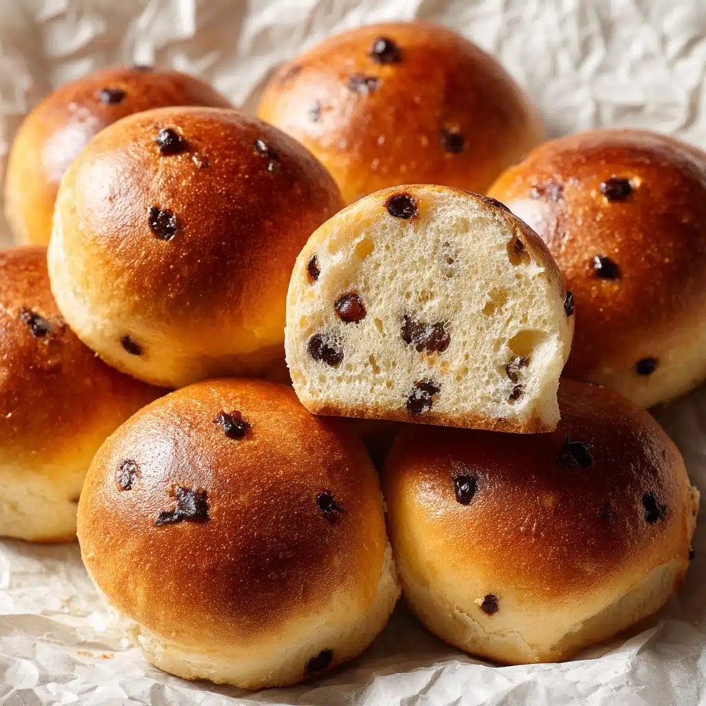 Fluffy Chocolate Chip Milk Buns Recipe - Recipe Image