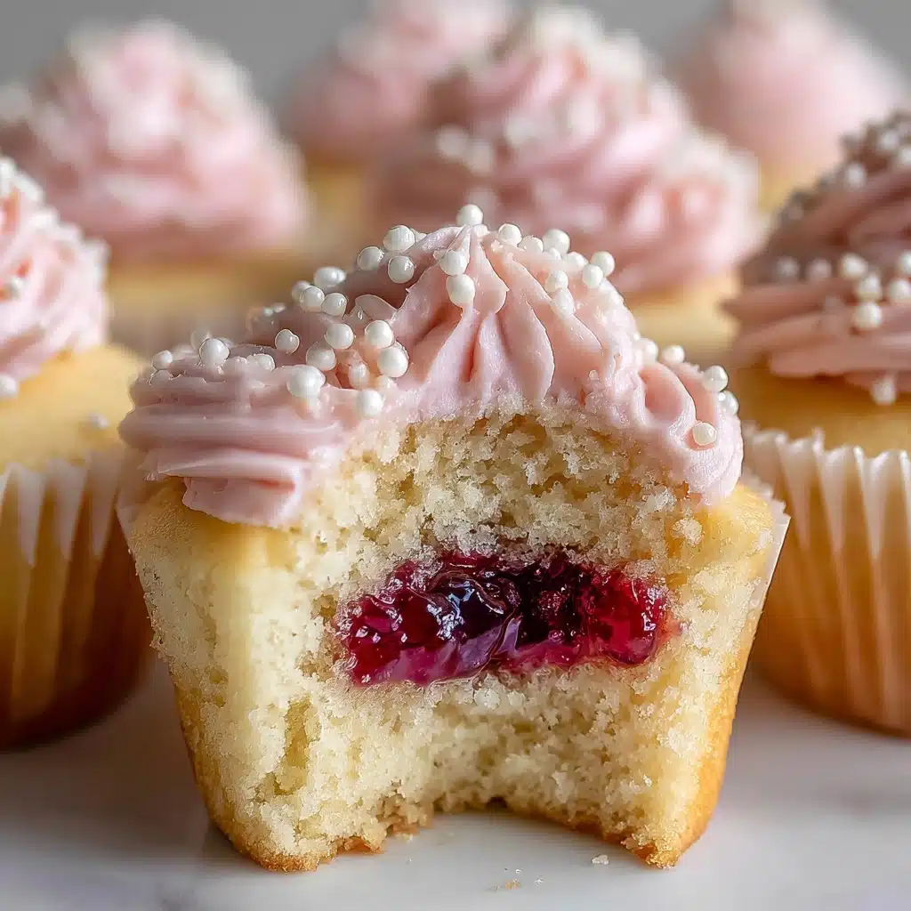 Rhubarb Honey Cupcakes Recipe - Recipe Image