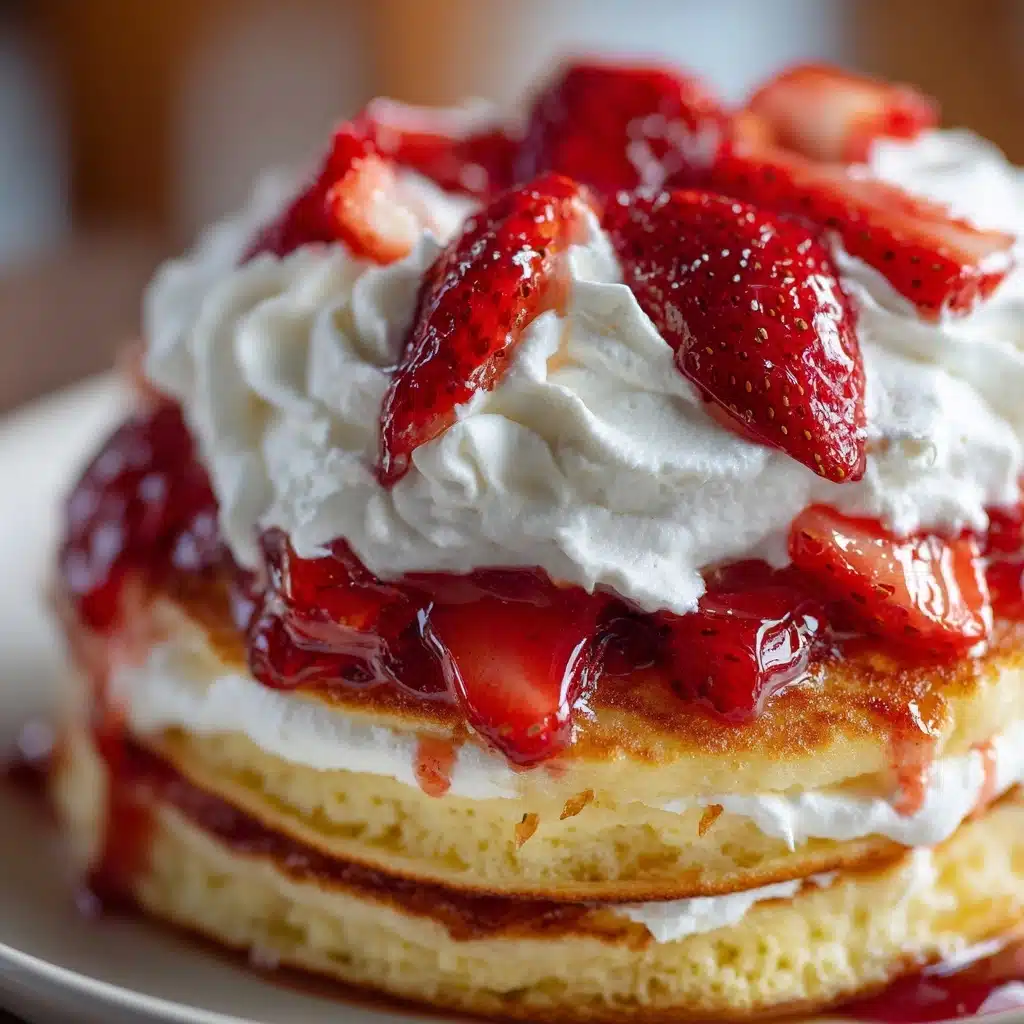 Strawberry Cheesecake Pancakes Recipe - Recipe Image