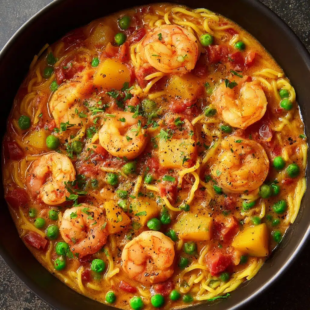 Creamy Garlic Shrimp Pasta Recipe - Recipe Image