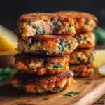 Mediterranean Salmon Patties Recipe