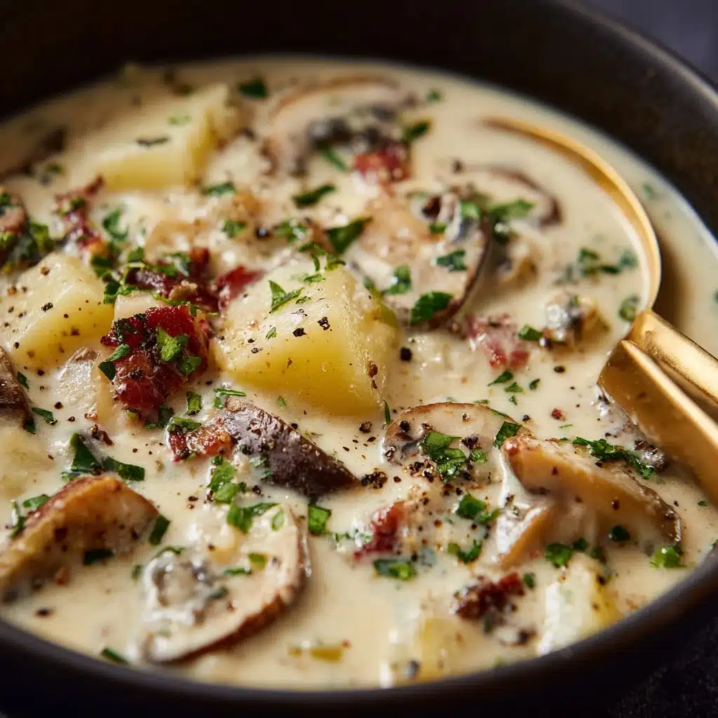 Easy Cream of Mushroom Soup Recipe - Recipe Image
