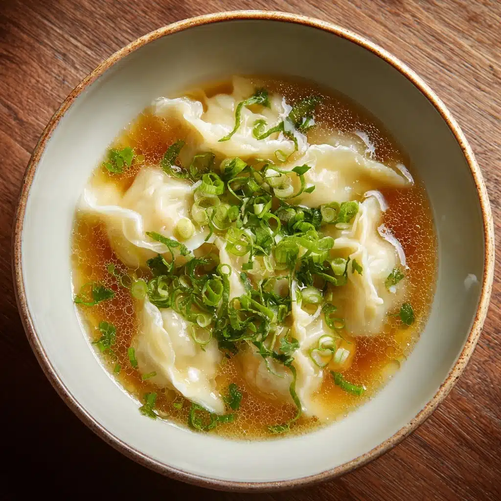 Mediterranean-Inspired Wonton Soup Recipe - Recipe Image