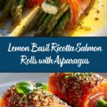 Delightful Asparagus and Lemon Basil Ricotta Salmon Rolls Recipe