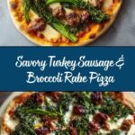 Turkey Sausage and Broccoli Rabe Pizza Recipe