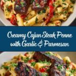 Irresistibly Delicious Creamy Cajun Steak Penne with Garlic & Parmesan Recipe