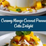 Mango Coconut Panna Cotta Recipe