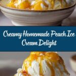 Homemade Peach Ice Cream Recipe