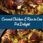 One Pot Sticky Coconut Rice & Chicken Recipe