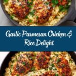 Chicken with Garlic Parmesan Rice Recipe