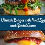 Burger with Fried Egg and Special Sauce Recipe