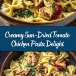 Creamy Sun-Dried Tomato Chicken Pasta Recipe