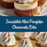 Mini Pumpkin Cheesecake Bites Recipe